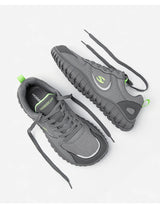HOBIBEAR Unisex Wide Toe Sneakers Comfortable Walking Shoes Lace Up Outdoor Travel Breathable Running Sneakers