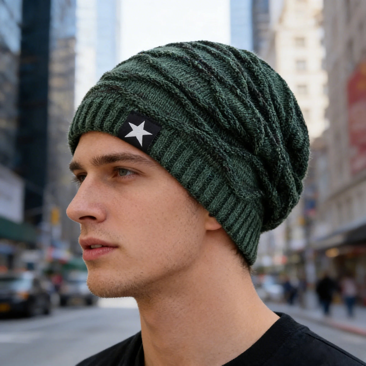 Unisex Slouchy Knit Winter Beanie