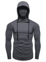 Men’s Everyday Solid Knit Pullover Hoodie