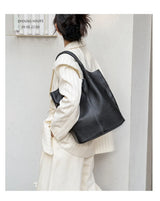 Luxury Soft Leather Bucket Bag | Large Women’s Shoulder Bag