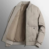 Men's Quilted Stand-Collar Zip Jacket | Warm & Relaxed Fit