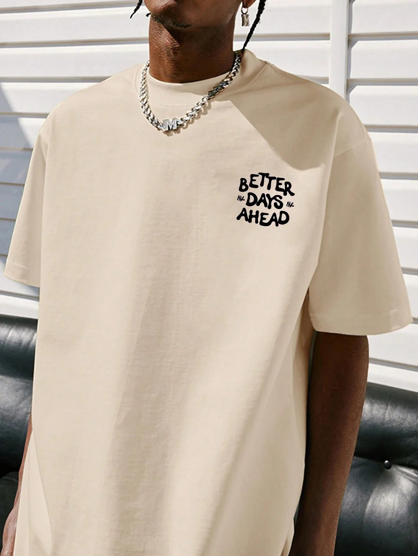 "Better Days Ahead" Oversized Graphic Tee