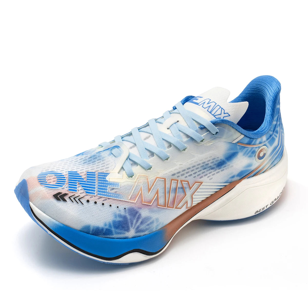 ONEMIX Marathon Carbon Plate Running Shoes Shock Absorption Ultra-light Sports Shoes Rebound Technology Outdoor Men Sneakers