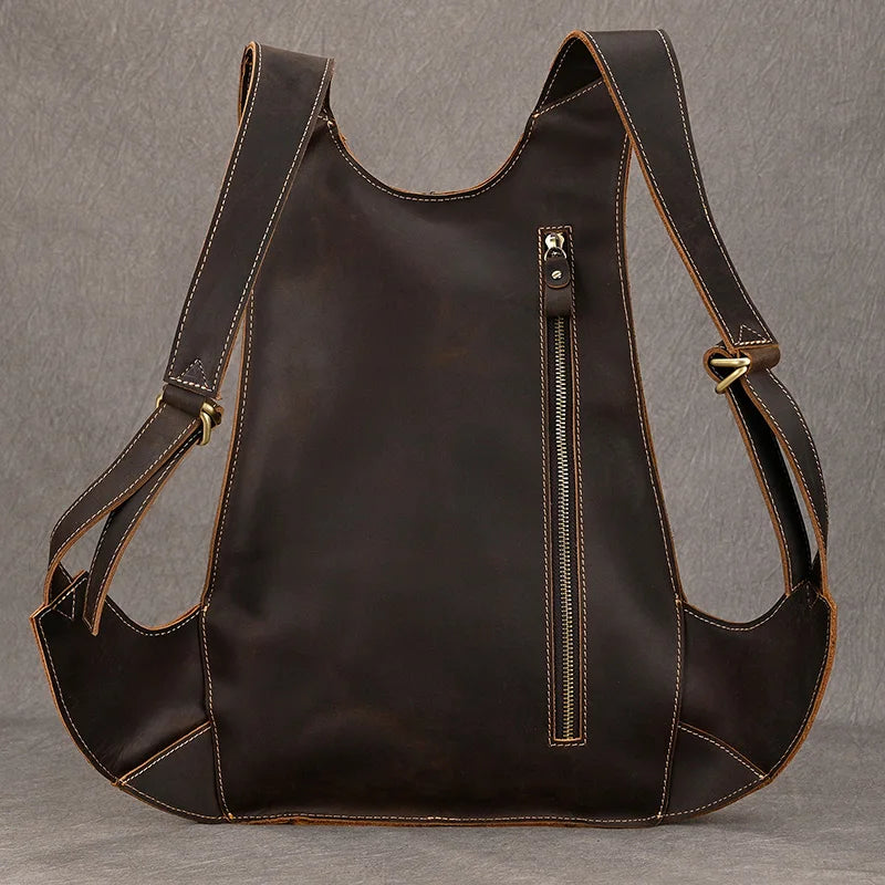 Men Women Backpack Bag Anti Theft Backpack Crazy Horse Leather School Backpack Travel Shcool Bag Mochila Escolar Safety