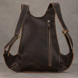 Men Women Backpack Bag Anti Theft Backpack Crazy Horse Leather School Backpack Travel Shcool Bag Mochila Escolar Safety