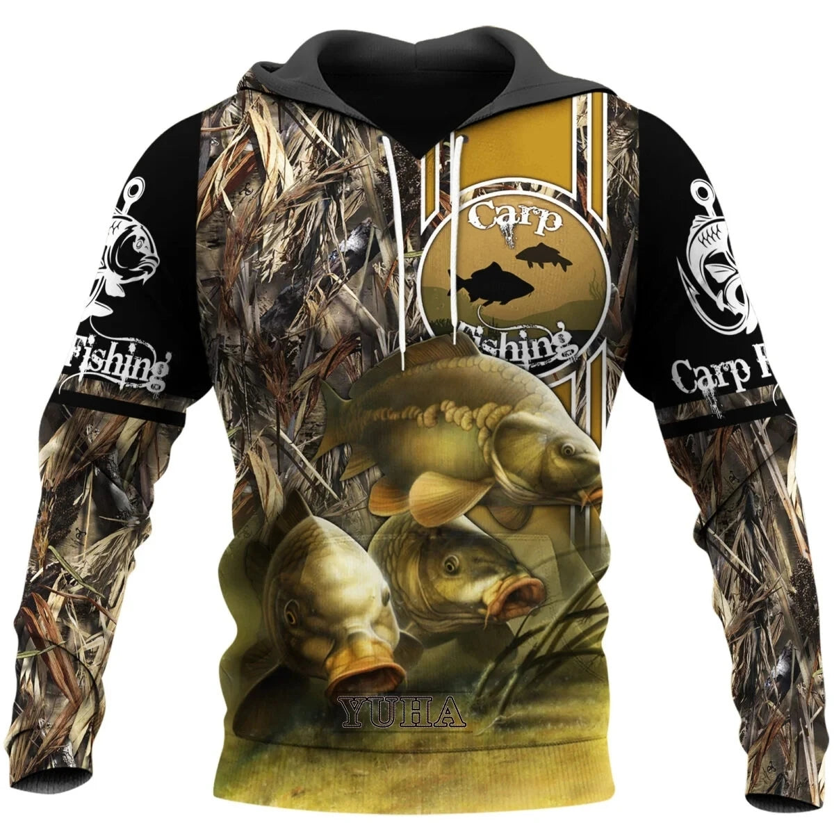 Marlin Fishing Camo 3D Pullover