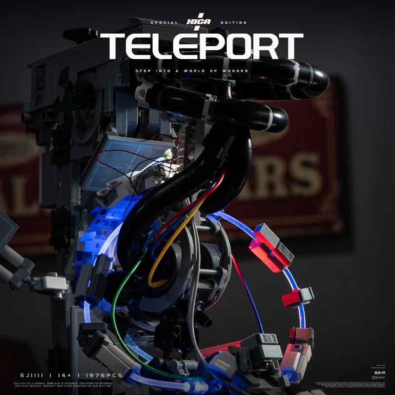 GLaDOS Portal 2 with LED Motor Building Blocks Decrypt Game Robot Aperture Lab Brick Model Kit Boy Toy Adults Kid Gift 1976PCS