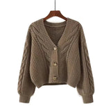 Women's Button-Front Knit Cardigan