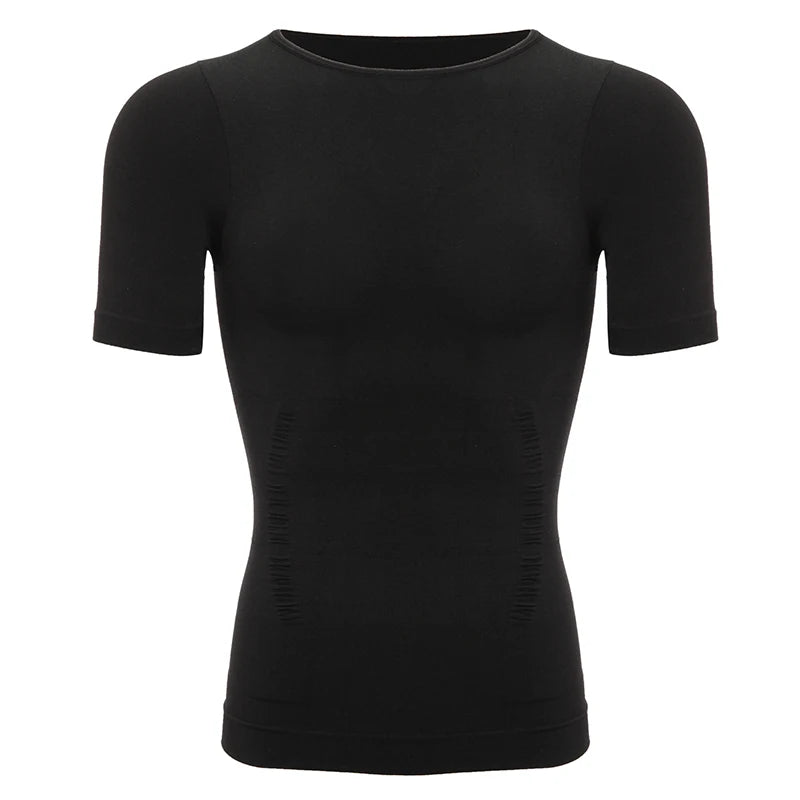 1/2 PCS Men Body Shaper T-Shirt Slimming Shapewear Corrective Posture Belly Control Compression Man Modeling Underwear Corset