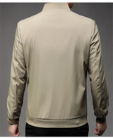 Men’s Classic Baseball Collar Casual Jacket