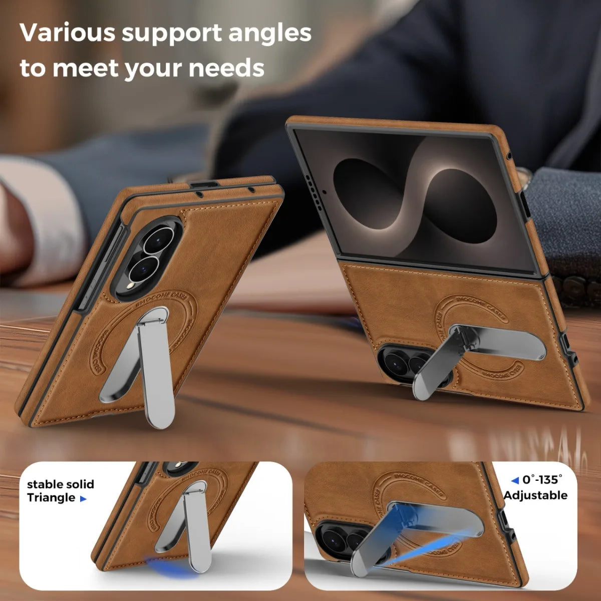 Samsung Galaxy Z Fold Case with 360° Magnetic Stand