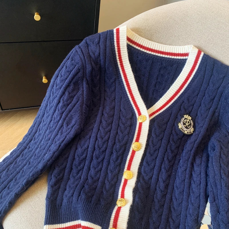 Women's V-Neck Knit Sweater