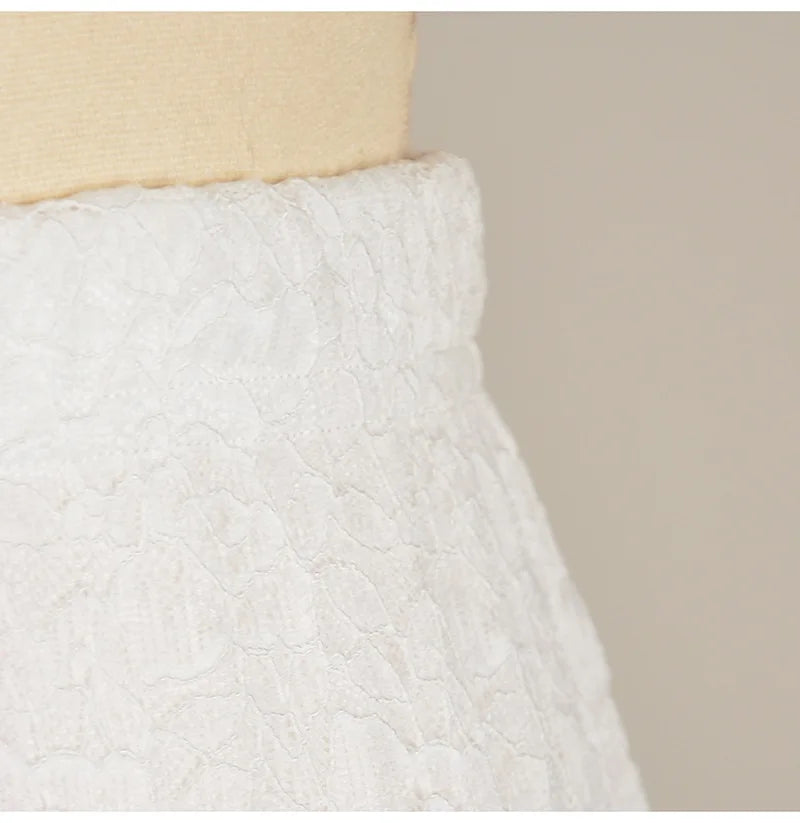 Elegant Lace Maxi Skirt – Women's Floral Pencil Skirt