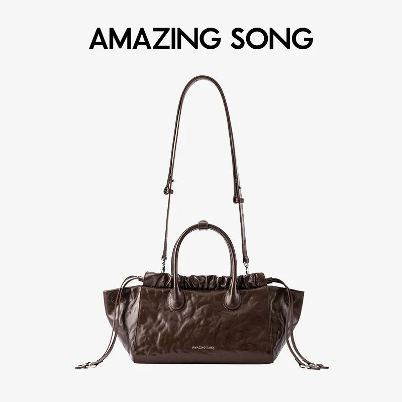 Amazing Song Cloud Hobo Bag – Genuine Leather Crossbody