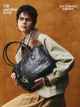Amazing Song Toast Tote — Large Top Grain Leather Bag