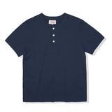 Heavyweight Cotton Henley Tee – Vintage Everyday Essential