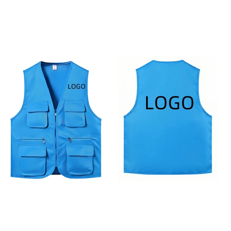Men's Multi-Pocket Safari Vest – Lightweight All-Season Outerwear