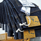 Sauce Zhan SZ6601-10OZ Men Jeans Selvedge Sanforized Denim Jeans Summer Indigo Jeans for Man Regular Fit Straight Leg 10 Oz