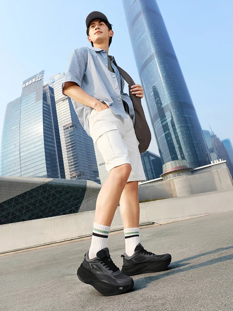 361 Degrees PopBlaze 6.0 Men Running Shoes Stable Lightweight Durable Soft Comfortable Shock Absorption Male Sneakers 672622201