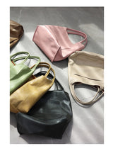 Women Genuine Leather Tote Luxury Light Weight And Comfortable To Use Handbag Colorful Soft Shopping Bags