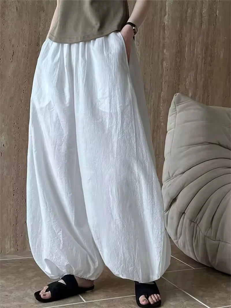Women's High-Waist Loose Lantern Pants