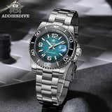 ADDIESDIVE Ceramic Bezel Colorful Dial Quartz Watches 41mm AD2513 Reloj Hombre 200m Waterproof BGW9 Luminous Diver Watch For Men