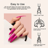 CANNI Nail Gel Polish Set HEMA TPO FREE Jelly Nude Color Rubber Base UV Construction Gel Semi Permanent Soak off UV LED Gel Nail
