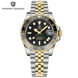 New 1662 PAGANI DESIGN GMT Automatic Watch 40mm Men's Wristwatch Top Brand 100M Waterproof Mechanical Wristwatches for Men Cloc