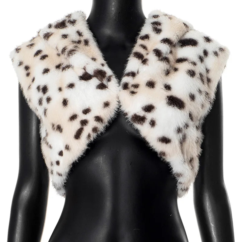 Faux Fur Hooded Scarf & Balaclava Hat