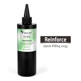Venalisa Long Wear Tempered Top Coat Reinforce Gel Refill Package Soak Off UVLED Nail Gel Polish Big Volume 225g/30ml Base Gel