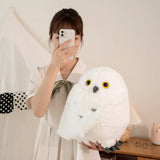 Lifelike Owl Plush Toy – Soft Stuffed Bird Doll 30/36cm