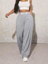 Women's High-Waisted Wide-Leg Casual Pants