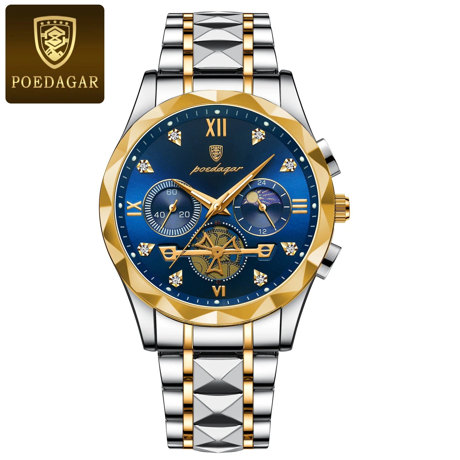 POEDAGAR 996 Men's Luxury Chronograph Watch