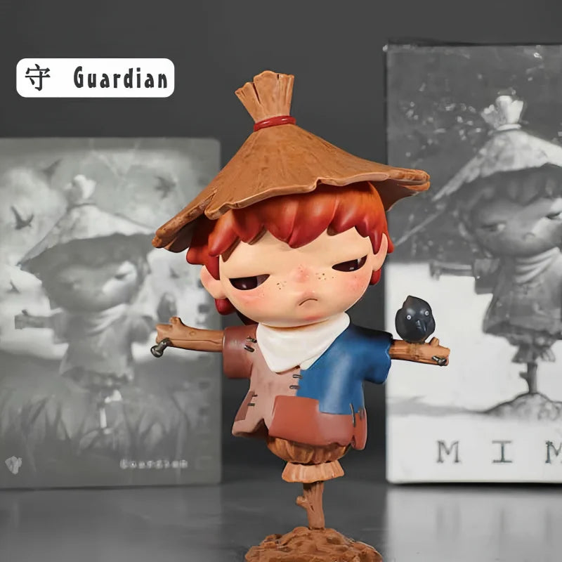 POP MART Hirono The Mime Series Figure Anime Cartoon Action Figurine Blind Box Toys Doll Cute Mysterious Box Birthday Boys Gifts