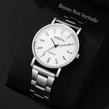 Fashion Men Business Watches Casual Analog Quartz Watch Men's Wristwatch Reloj Hombre（Without Box）