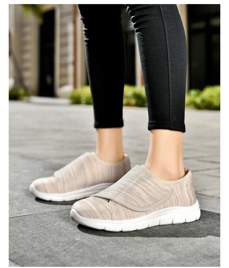Wide-Fit Orthopedic Comfort Flats for Women
