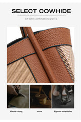 Aidrani  New retro checkered women's handbag, large capacity luxury bag, canvas genuine leather bag