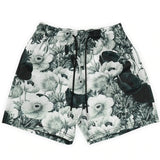 Rose Embroidered Hip Hop Shorts