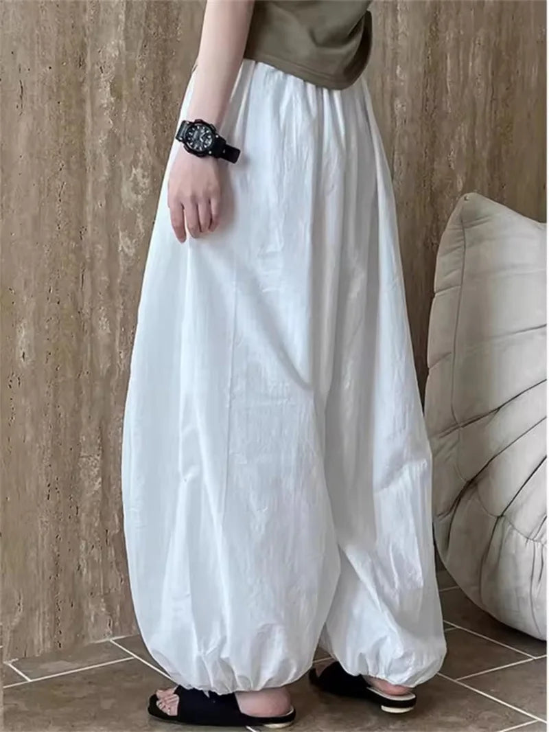 Women's High-Waist Loose Lantern Pants
