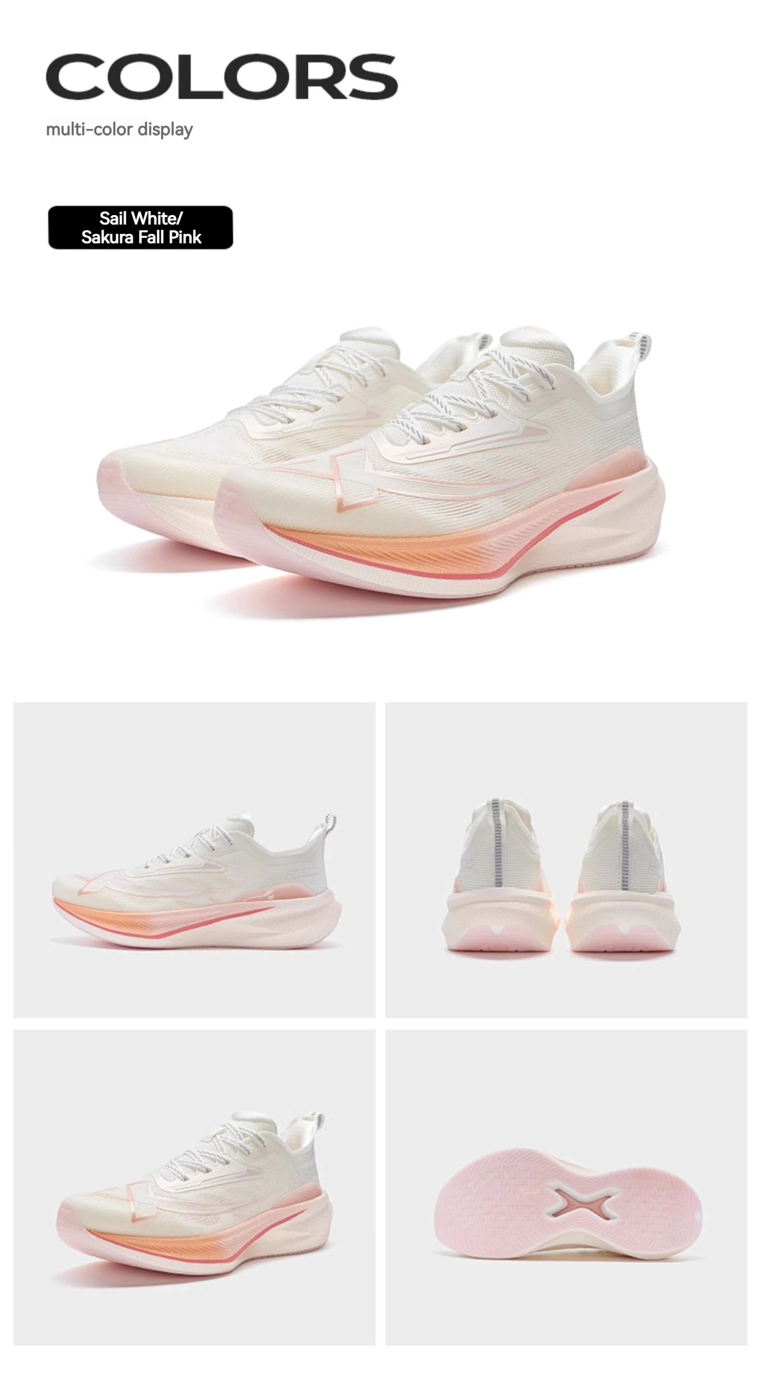 Xtep 2000KM 2.0 Running Shoes Men  Summer Professional TPU Shock Absorption Sneakers 876219110043(suggest half size down)