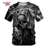 Men's Skull Beer Graphic T-Shirt