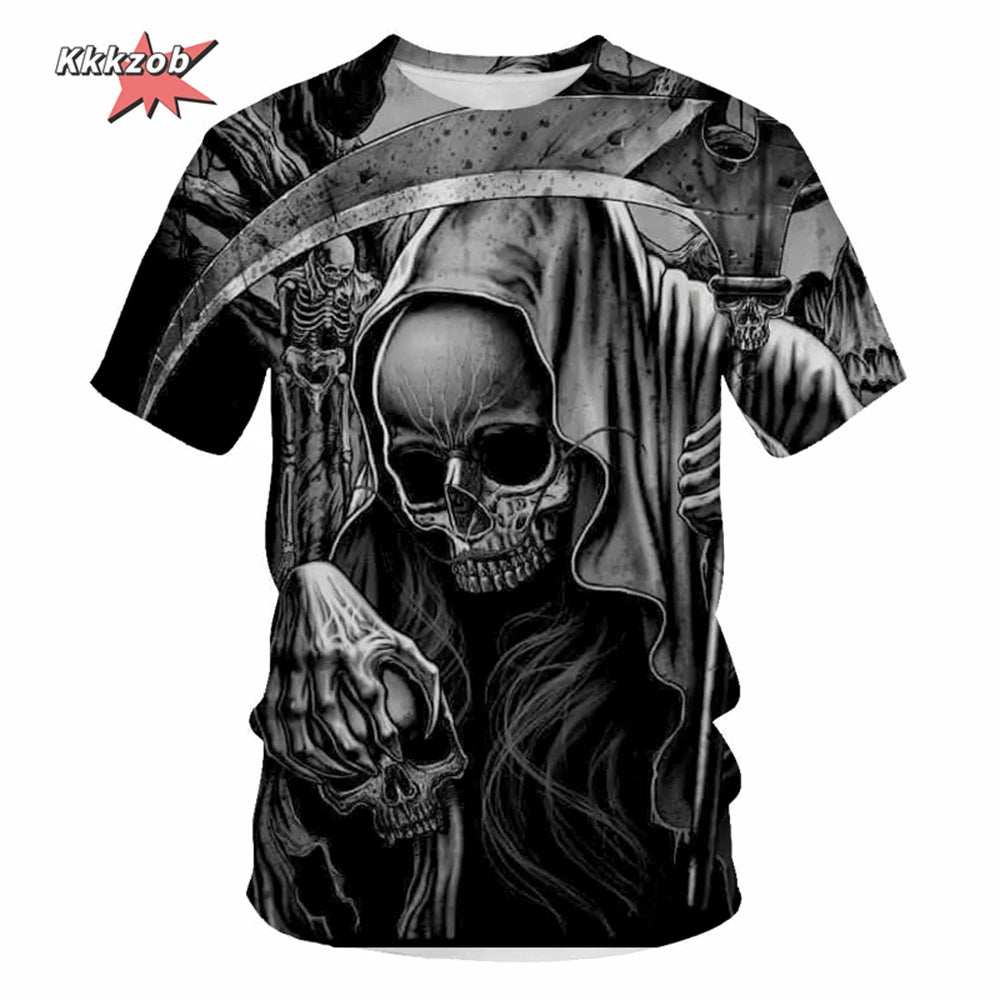 Men's Skull Beer Graphic T-Shirt
