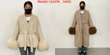 Double-Sided Wool & Fox Fur Jacket