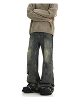 Men’s Relaxed Wide-Leg Denim Jeans