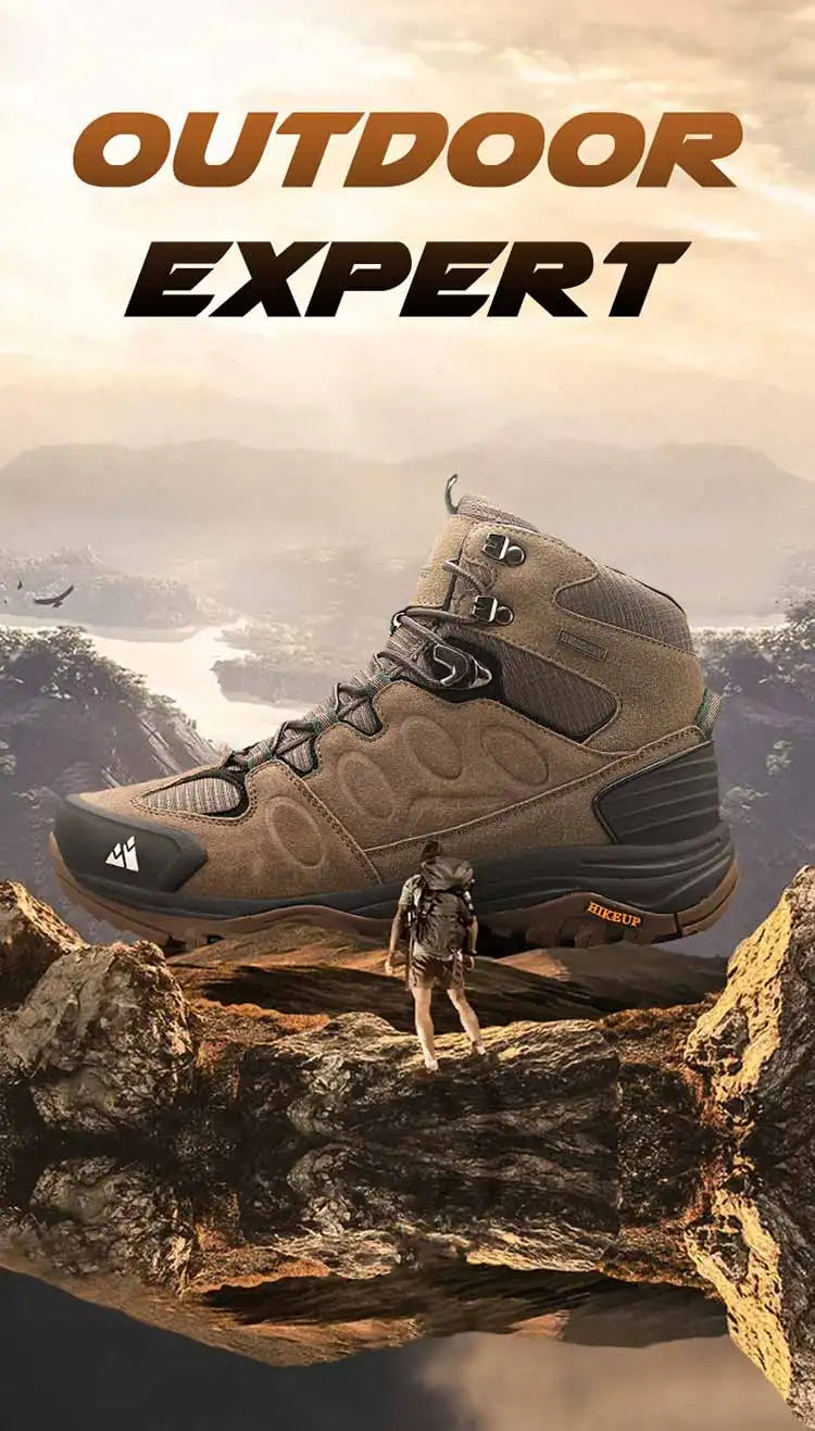 Men’s Suede High-Top Hiking Boots