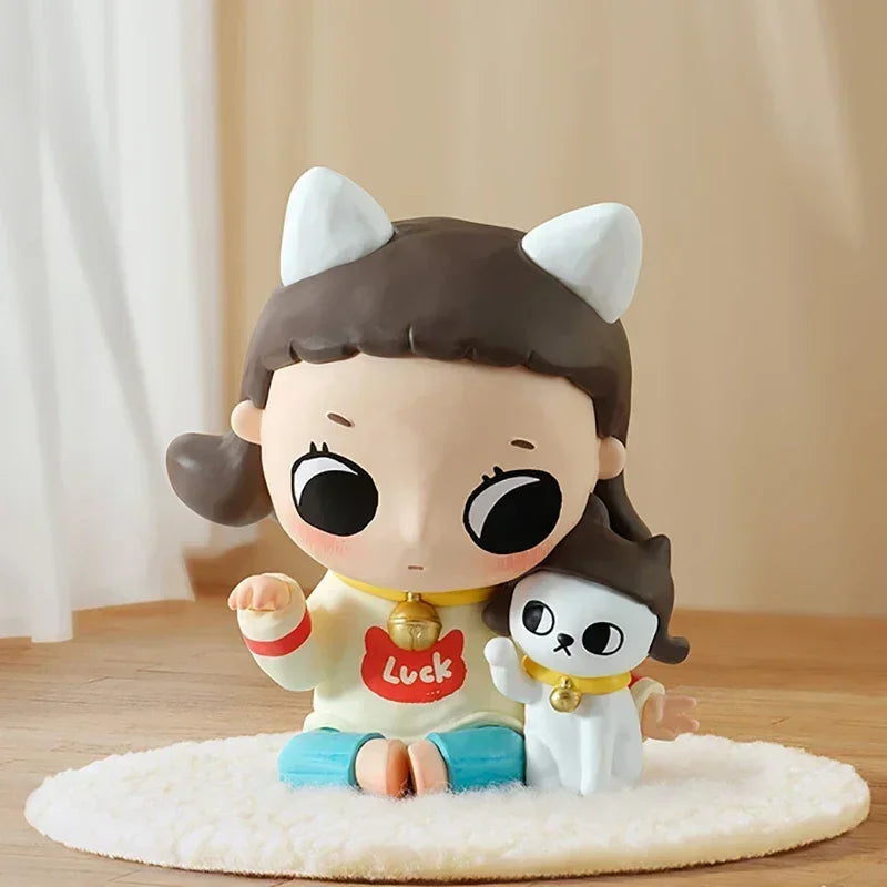 POP MART Nyota Growing Up By Your Way Series Blind Box Guess Bag Mystery Box Toys Doll Cute Anime Figure Desktop Ornaments