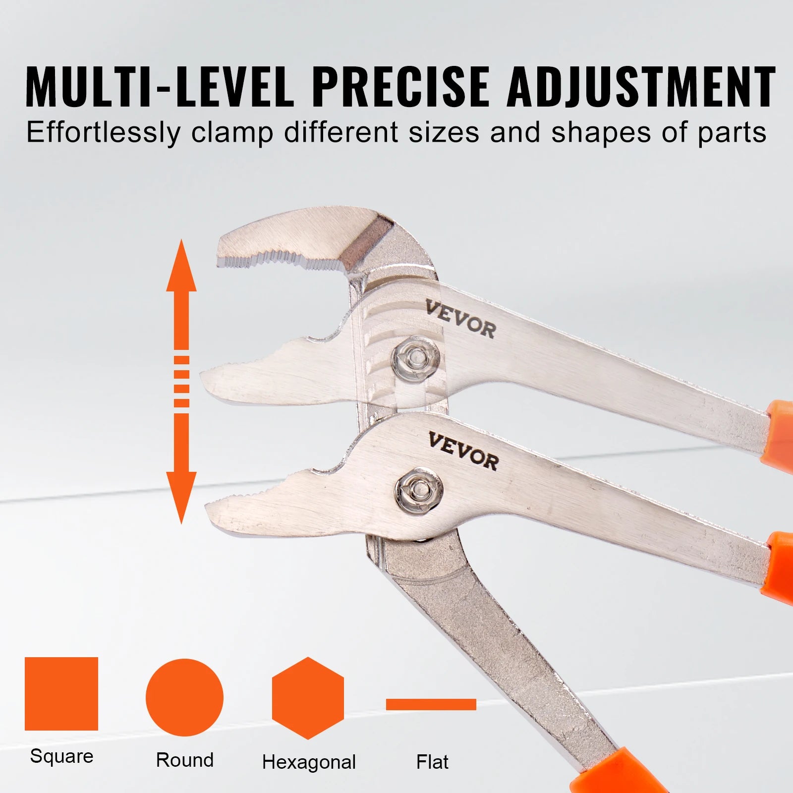 SucceBuy 8-Piece Pliers Set 8" Linesman's Pliers 6" Slip Joint Pliers Long Nose Pliers 6" Diagonal Cutter 10" Adjustable Wrench