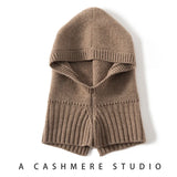 Luxe 100% Cashmere Knitted Beanie & Scarf Set