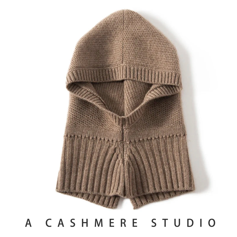 Luxe 100% Cashmere Knitted Beanie & Scarf Set