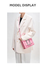 BAFELLI 2026 NEW WOMEN'S FASHION PINK EVENING HANDBAG SHOULDER BOXY BAG CASUAL PURSE LUXURY BRAND DESIGNER LEATHER TREND LADY